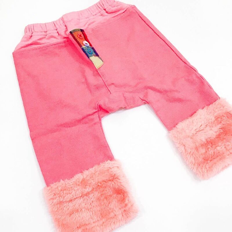 【新品未使用】ラグマート　RAG MART 80㎝　ピンク　パンツ　ズボン　もふもふ　ふわふわ　かわいい　しっぽ