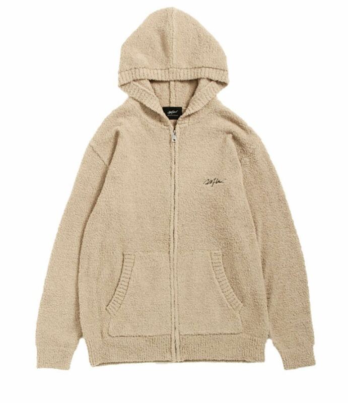 WTW BOA ZIP HOODIE BE ボアジップフーディ ベージュ Lサイズ フリース