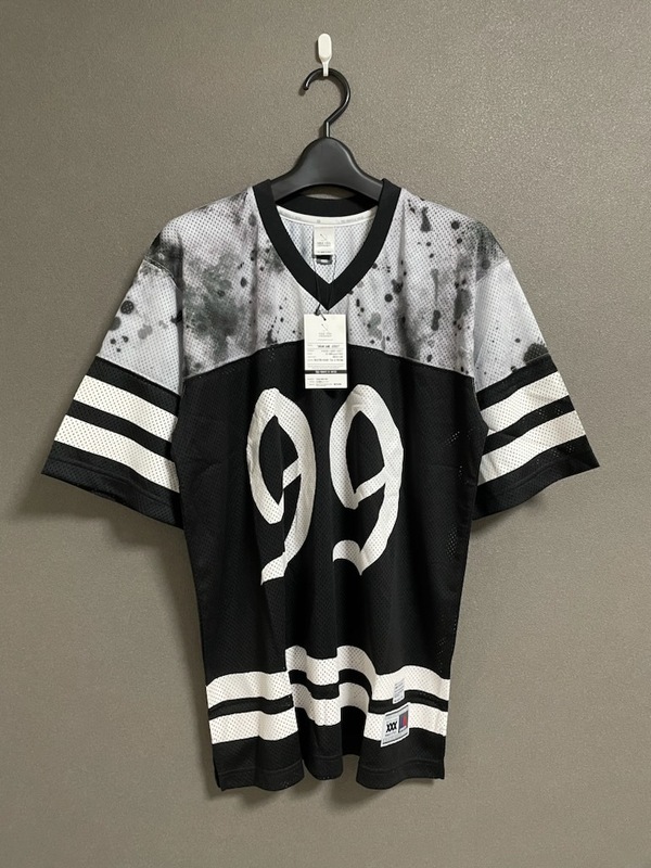 定価14300円 新品 MAGIC STICK URBAN GAME JERSEY ナンバリング Vネック ゲーム シャツ 15SS-MS-051 マジックスティック M