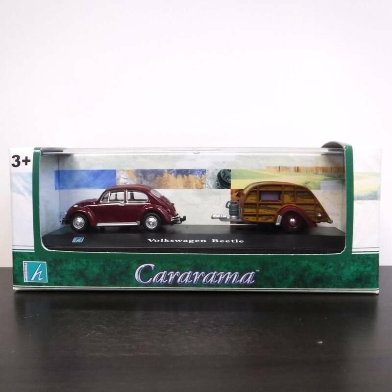 【Cararama】VW Beetle キャンピング(赤) 1/72 ［0261］