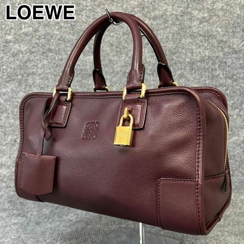 23S41 LOEWE ロエベ アマソナ 28 ハンドバッグ 本革