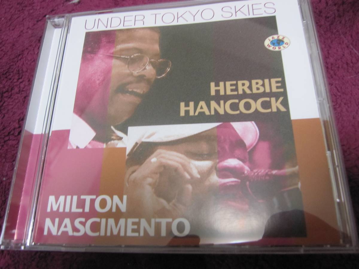 輸入美品 ハービー・ハンコック&ミルトン・ナシメント/Under Tokyo Skies Herbie Hancock & Milton Nascimento