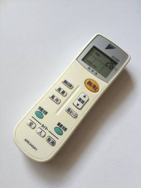 ★DAIKIN ダイキン エアコン用リモコン リモコン ARC443A1 中古