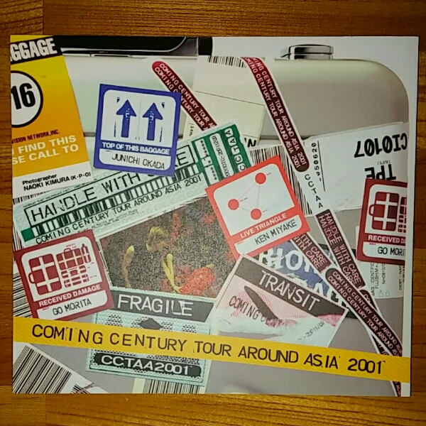 V6　COMING CENTURY TOUR AROUND ASIA 2001　初回限定！スペシャルステッカー付き　森田剛/三宅健/岡田准一　新品