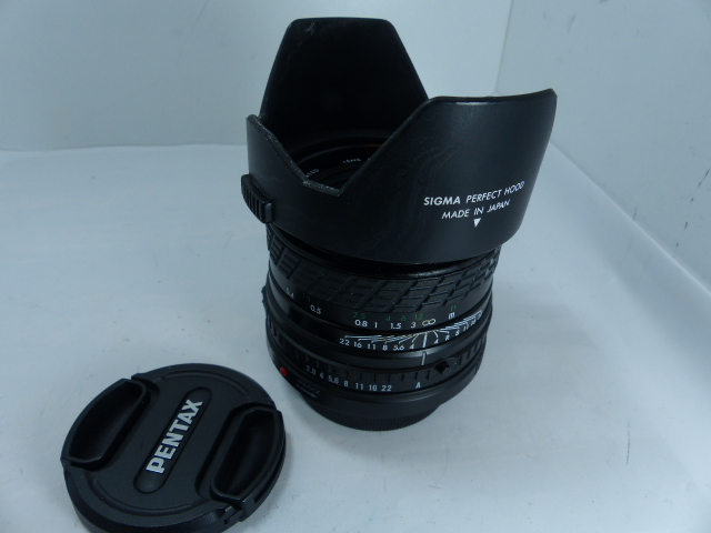 キャノンNewFD SIGMA 28㎜F2.8マクロ 花型フード付