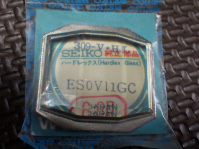 未使用　　キングセイコー　バナック　5246-5040　ESOV11GC　純正　風防　ハードレックス　デッドストック　ｗ021012