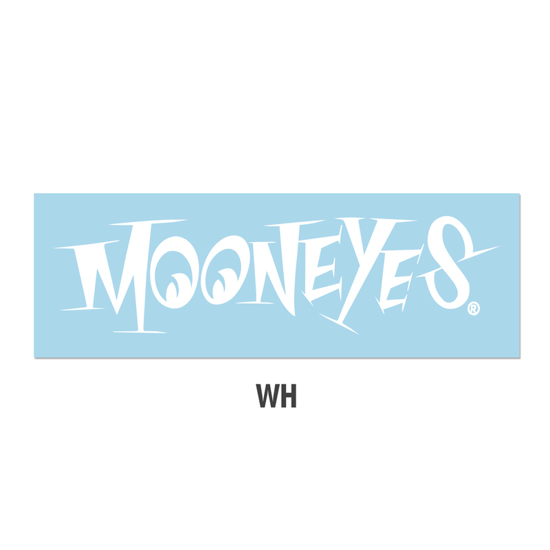 MOONEYES ダイカット スパイキー ステッカー [DM244]　WH