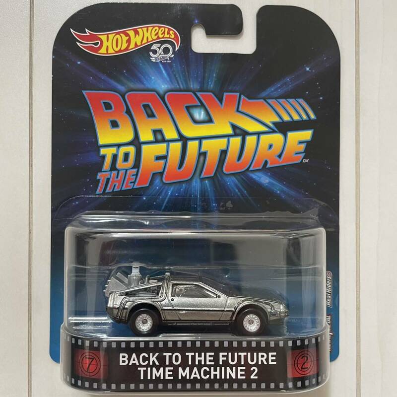 ★レトロ★ Back To The Future Time Machine 2 ホットウィール バックトゥザフューチャー タイムマシーン デロリアン ミニカー