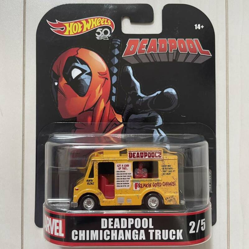 ★日本未発売★Deadpool Chimichanga Truck デッドプール チミチャンガトラック Marvel マーベル アメコミ ホットウィール レトロ ミニカー