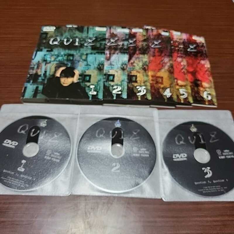 QUIZ　DVD　全6巻　レンタル落ち　財前直見　内藤剛志　クイズ　