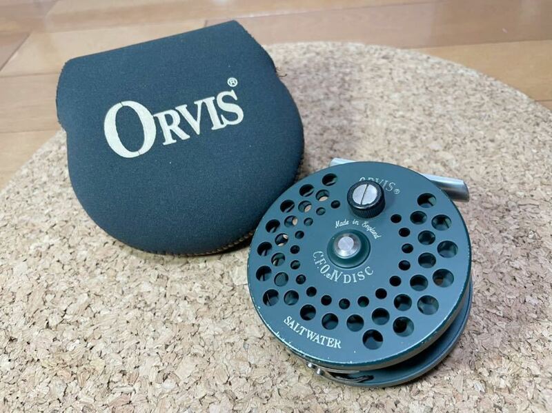 ★即決！稀少 限定色 ORVIS CFO 4 DISC ディスク SALT WATER ソルトウォーター オービス ケース付き 美品！機関好調 C.F.O.IV ★