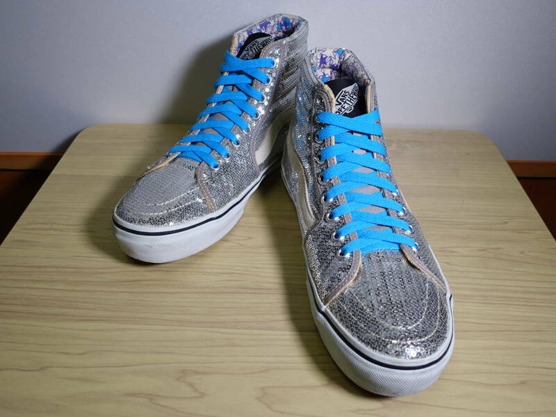 ◇ VANS × X-GIRL バンズ × エックスガール SK8-HI スケートハイ 【V38CL X-GIRL】◇ 27.0cm スニーカー シルバー