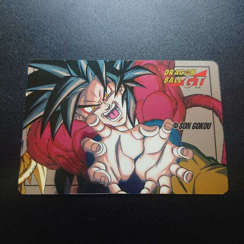 完全未剥がし品 ドラゴンボールGT カードダス スーパーバトル No.04 孫悟空