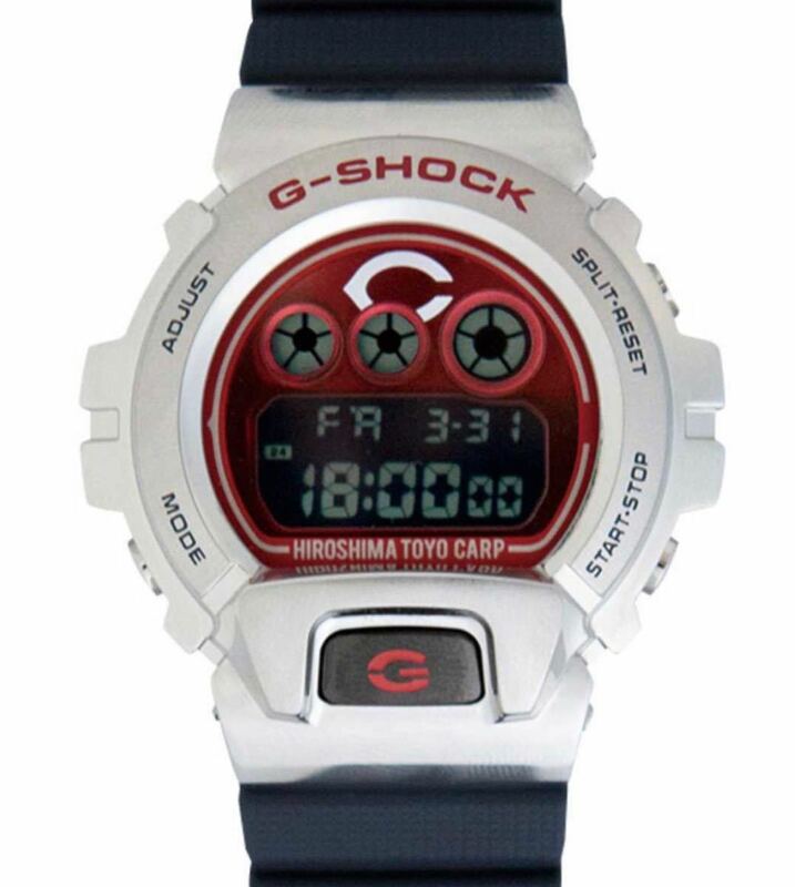 新品未開封 カープ G-SHOCK 2023年 1,500本限定 広島カープ DW-6900 メンズ腕時計 カシオGショック CASIO カシオ テレワーク カープグッズ