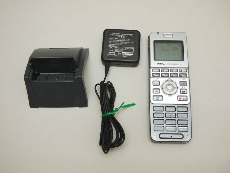 日本電気 NEC 業務用 デジタルコードレス電話機 IP3D-8PS 電池・充電器付き