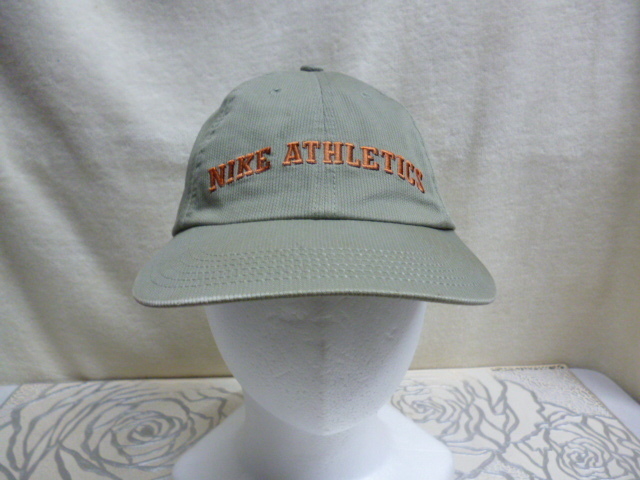 NIKE ATHLETICS　キャップ　ナイキアスレチックス　帽子　ロゴ　台湾製　90s　訳あり