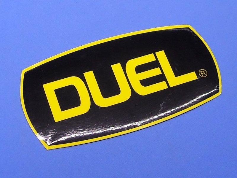 デュエル ＤＵＥＬ ■ 販促用 黄艶 ステッカー 110-54mm ヨーヅリ シール