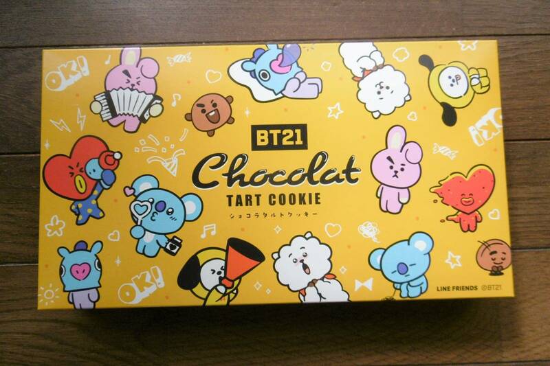 ☆BTS ☆BT21　TinyTAN 　BT21 ショコラタルトクッキー空箱