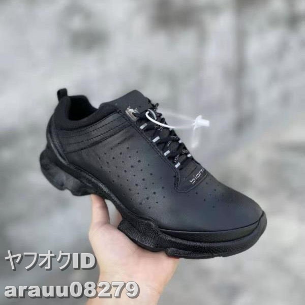 最安★ゴルフシューズ トレーニング 男性用 ブラック 高品質 ecco デンマーク