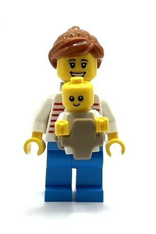 即決　新品　未使用　レゴ　LEGO　ミニフィギュア　ミニフィグ　シティ　赤ちゃんとお母さん　⑥　　ママ　ベビー　抱っこ紐
