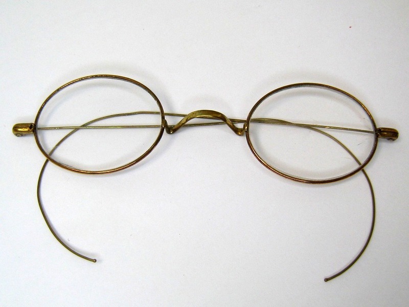 ヴィンテージ 眼鏡 S.P.A. オーバル眼鏡 アンティーク メガネ めがね