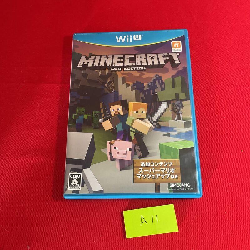 マインクラフト Minecraft EDITION WiiU ソフト タケマルリストA11