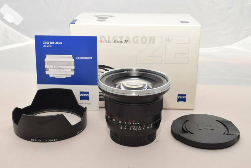 【極上品】Carl Zeiss Distagon T*3.5/18 ZE (キャノンEF)　＃5102