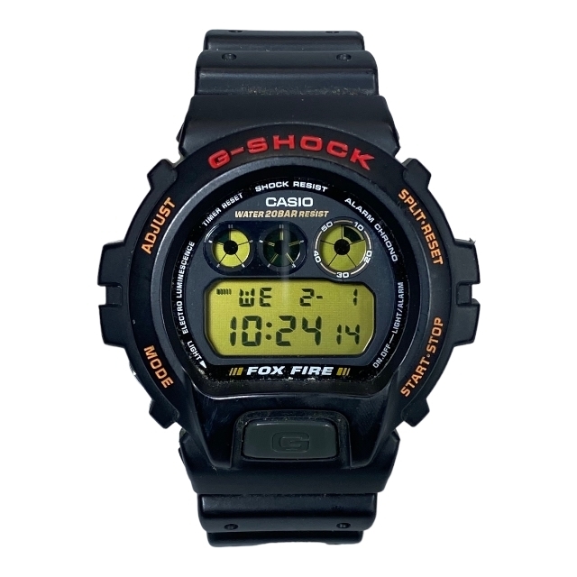 【稼働品】 CASIO カシオ G-SHOCK DW-6900B-9 STANDARD BASIC FOX FIRE 腕時計 時計 デジタル 防水 ブラック