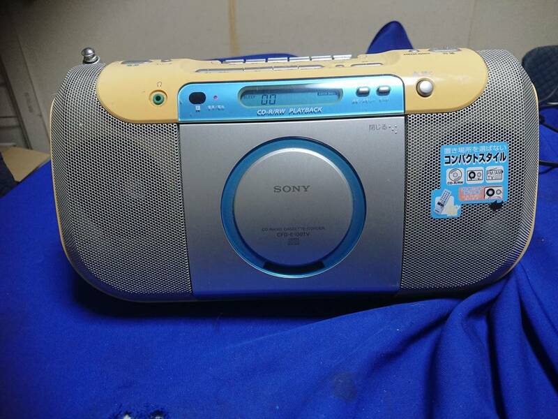 SONY　ソニー　CDラジカセ　CFD-E100TV