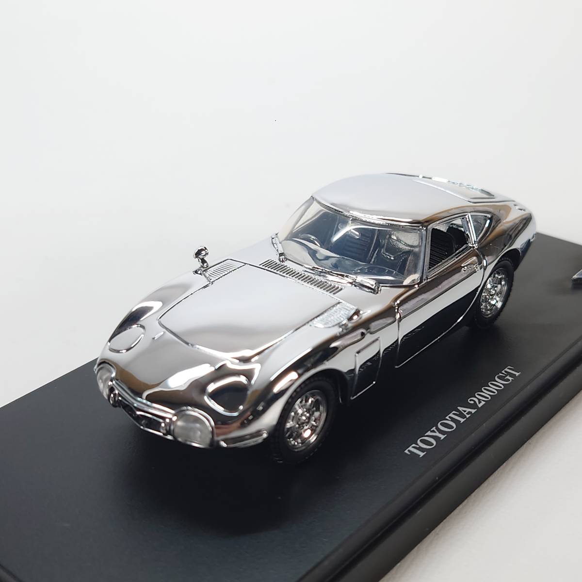 1/43 京商 限定 TOYOTA 2000GT MF-10 Limited Edition クロームメッキ ミニカー ステッカー付き トヨタ KYOSHO 現状品 