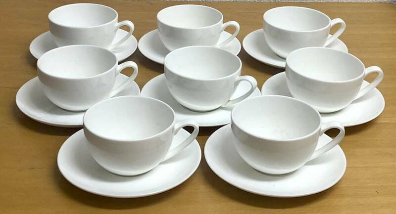 BIG SALE ★★おすすめ★★ ROSENTHAL USED MILK COFFEE CUPS (8 pcs Set) ローゼンタールコーヒーカップ＆ソーサー8個セート中古です。 