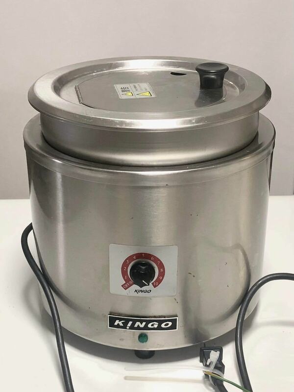 BIG SALE★★おすすめ★★ KINGO USED SOUPS JAR D9001 厨房 '18 KINGO 湯煎式スープジャー D9001 340×350×310 (100V)年2013 中古です。