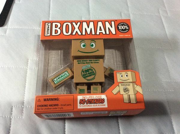 新品 全米有名レンタルトラック店 U-HAUL ボックスマン BOXMAN 販促キャラクター//BudgetTruckRentalPenske希少コレクション