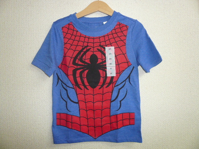 NY/新☆OLD NAVY×Spider-man/スパイダーマン☆ なりきり半袖Tシャツ 5T