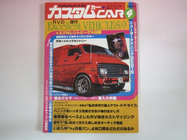 63368■カスタムカー　1980　4月号　バニング　キャラバン　ライトエース　シビックカントリー