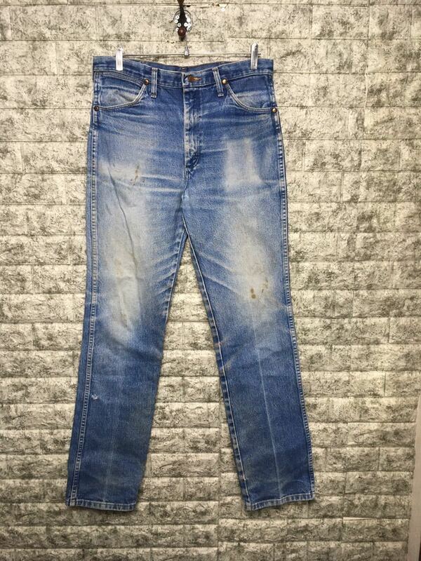 メキシコ製 90s Old Wrangler 936PWD Cowboy Jeans デニムパンツ カウボーイ ジーンズ ラングラー W33 ヴィンテージ 80s