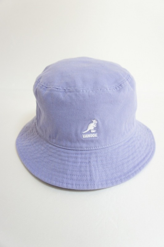 美品 KANGOL カンゴール バケット ハット 帽子 ユニセックス K4224HT パープル コットン 薄紫303N