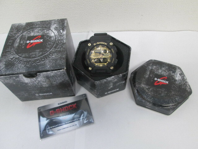 新品 CASIO G-SHOCK GA-900AG ブラック/ゴールド 20気圧防水 耐衝撃 カシオ メンズ 腕時計 Gショック 未使用