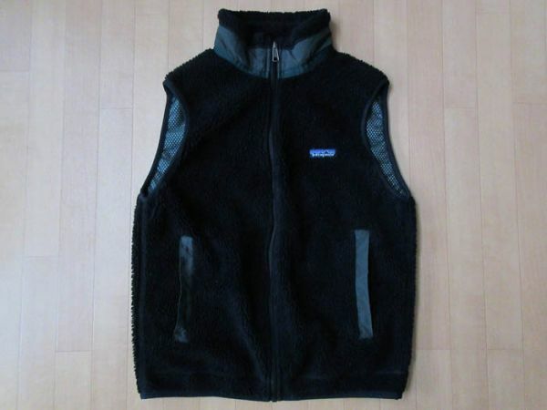 90's 1997年 USA製 パタゴニア レトロX ブラック フリース ベストS PATAGONIA Retro X VestレトロカーディガンCardiganジャケット キャンプ