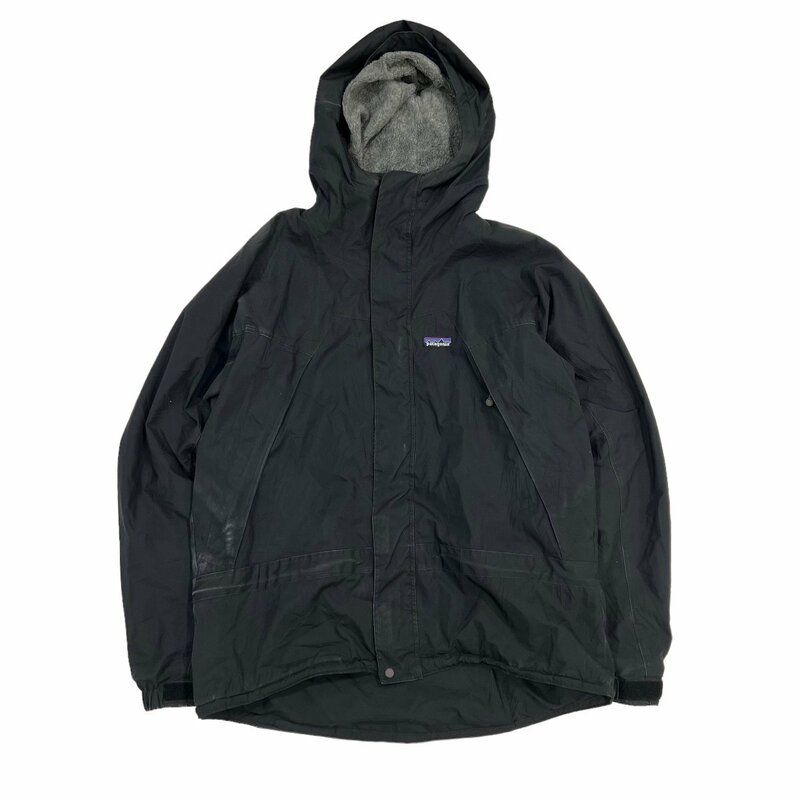 USA 古着 USA製 パタゴニア Patagonia インファーノジャケット INFURNO JACKET アウトドア フーディ ブラック S