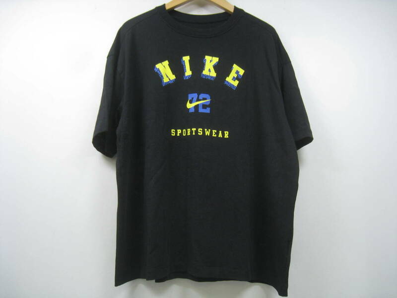 NIKE ナイキ オーバーサイズTシャツ 半袖 トップス The Nike Tee ロゴ 黒 ブラック サイズL