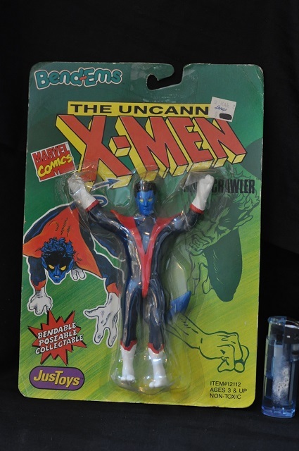 90s USA 未開封 デッドストック X-MEN NIGHTCRAWLER ベンダブル フィギュア マーベル MARVEL ビンテージ レア 希少 珍品 レトロ 絶版 昭和