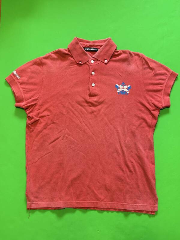 TMT classic ゴルフウェア メンズウェア レッド ポロシャツ サイズM