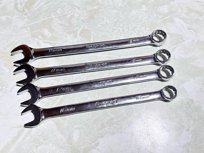 未使用 Snap-on スナップオン コンビネーション レンチ 4本セット OEXM コンビ ミリ