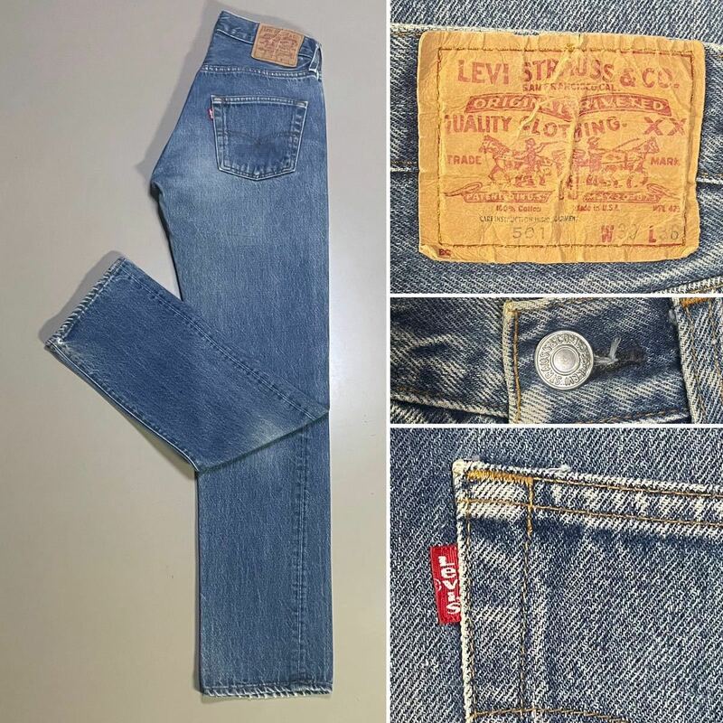 1980s Levi’s 501 (オールドタイプ) Mada in USA Size W30 L36