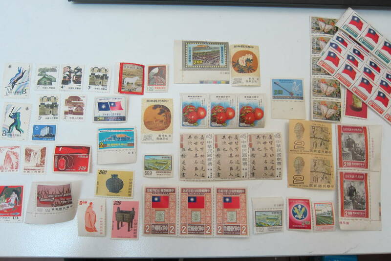 【11643】中国切手　中国人民郵政　バラ　切手　レトロ　外国切手　アンティーク　コレクション　まとめ