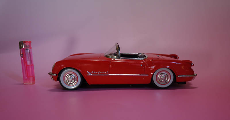 ブリキ　車　シボレー コルベット １９５３年型 コンバーチブル　　 50's フィフティーズ　　MADE　IN　JAPAN　Chevrolet Corvette　