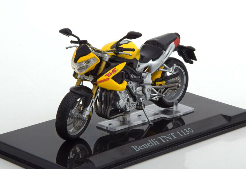 即決★海外アトラス1/24スーパーバイクコレクション★Benelli TNT 1130 yellow/black ★