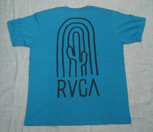 新品RVCA (ルーカ) メンズTシャツHI DEZ SLUB ST BC041-252（カラー：TRUE BLUE） Mサイズ