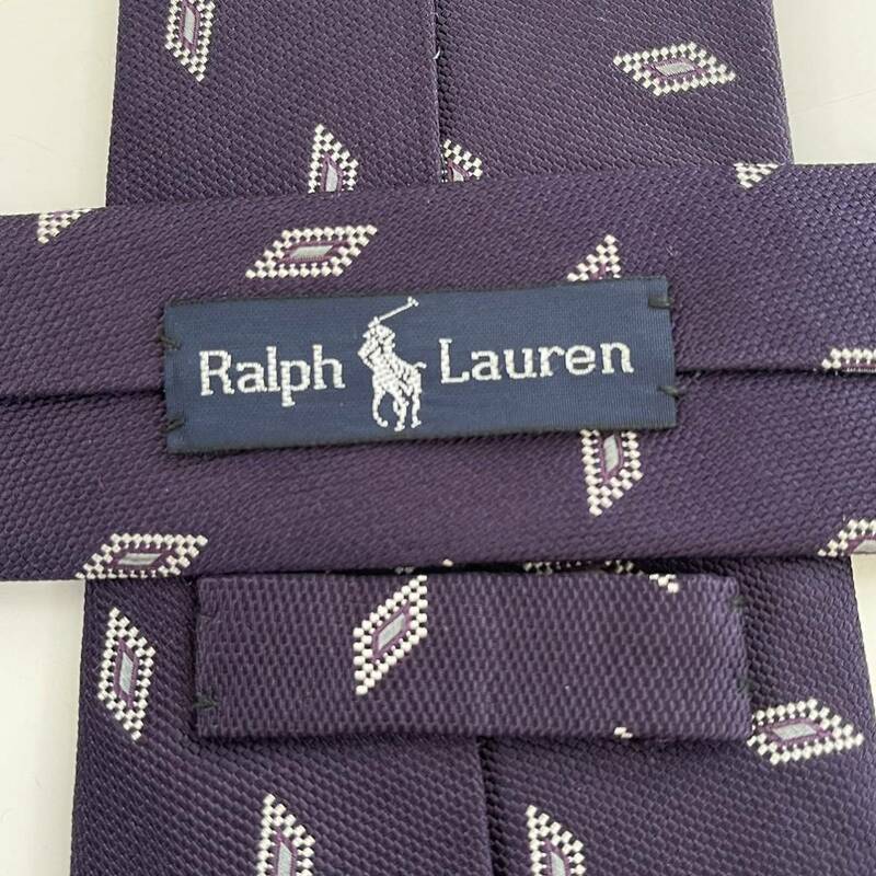 RALPH LAUREN（ ラルフローレン) 紫四角ネクタイ